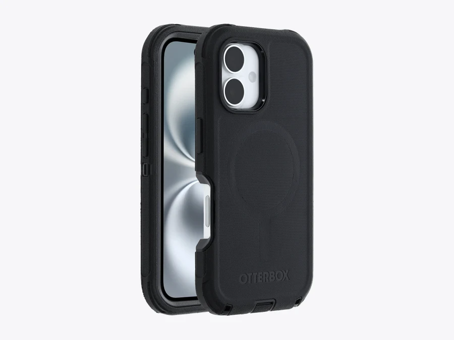 iPhone 16 + protective case