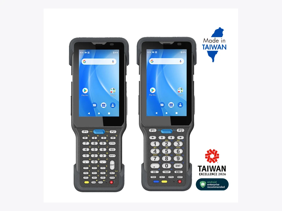 Unitech HT730 Plus Wi-Fi official product montage with different physical keypads