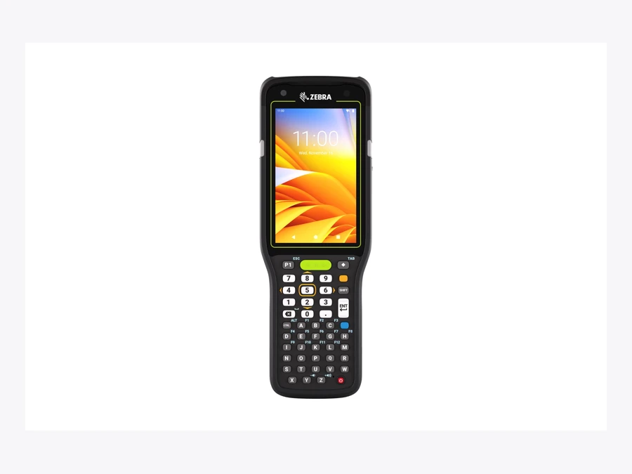 Zebra MC3400 product photograph; configuration illustrative