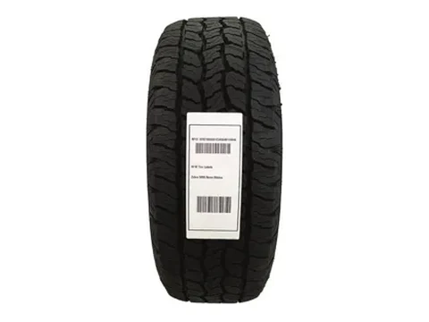 Etiqueta de Zebra para la banda de rodadura