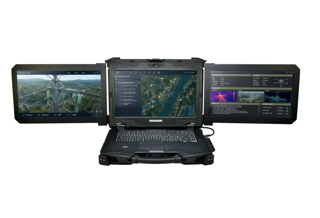 Durabook Z14I-DX3 Rugged Triple-Screen Workstation