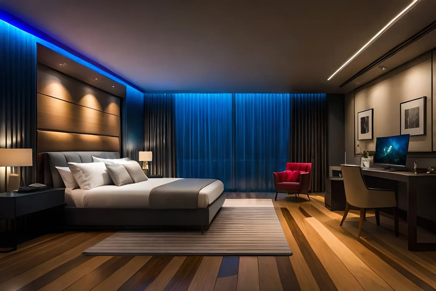 Hotel room ready for the next guest