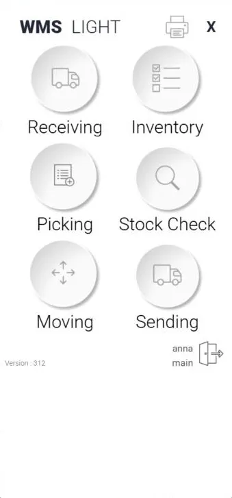 Raptool app on a handheld scanner