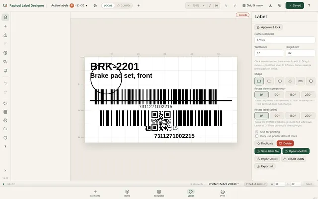 Label Editor