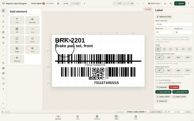 Label Elements